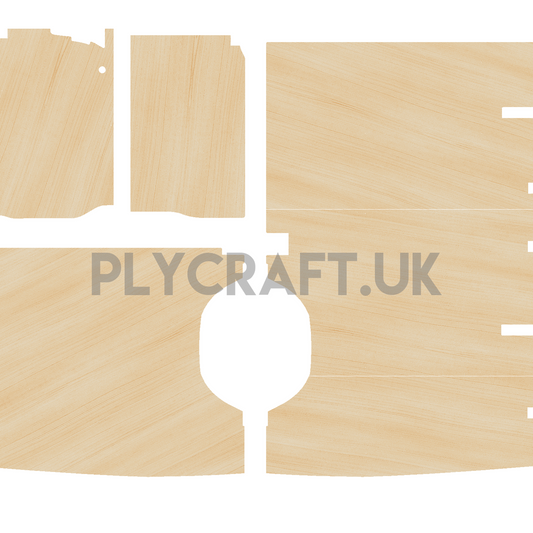 Mercedes Sprinter 2018-Present MWB RWD - Side Panels Ply Lining Kit