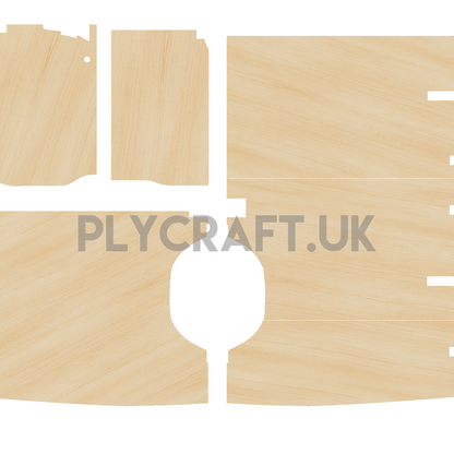 Mercedes Sprinter 2018-Present MWB RWD - Side Panels Ply Lining Kit