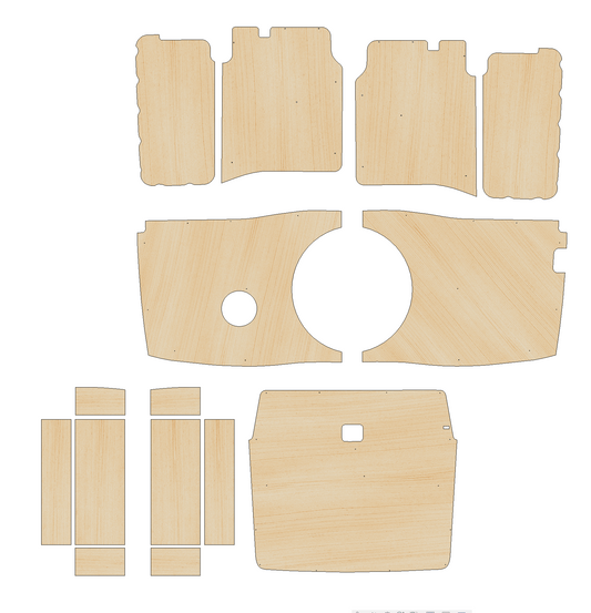 Mercedes Vito 2003-14 - Full Ply Lining Kit