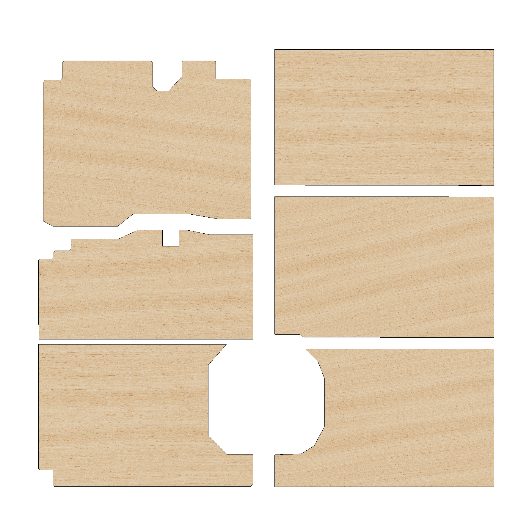 Nissan Interstar 2025-Present LWB L3 - Side Panels Ply Lining Kit