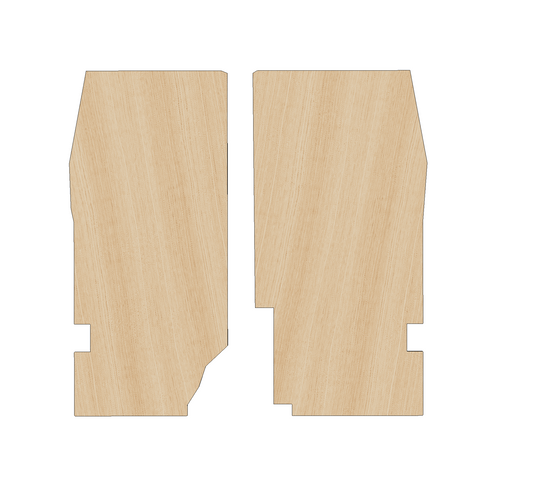 Nissan Interstar 2025-Present - Rear Door Panels Ply Lining Kit