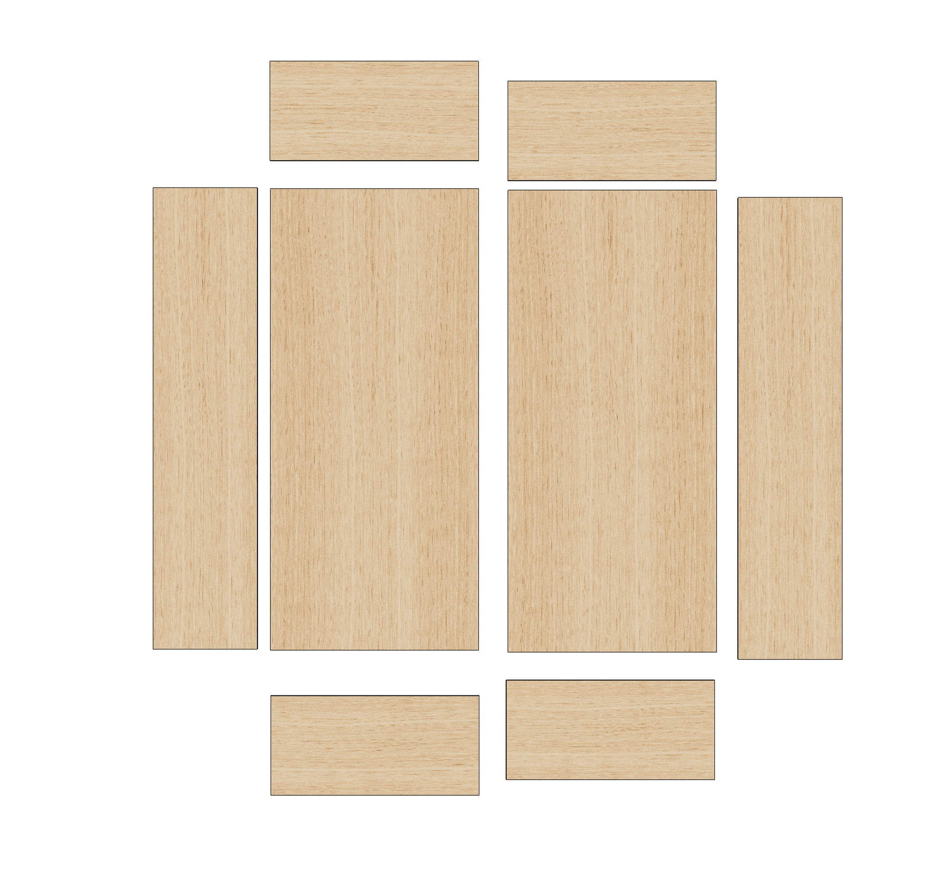 Nissan Interstar 2025-Present - Wheel Boxes Ply Lining Kit