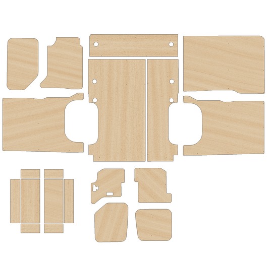 Nissan NV400/Interstar 2010-2024 - Full Ply Lining Kit