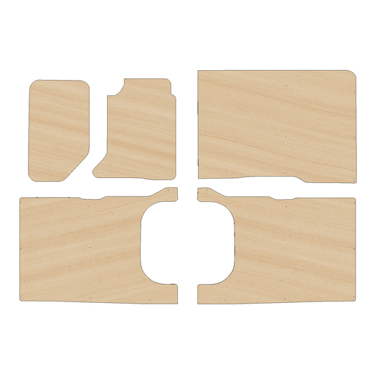 Nissan NV400/Interstar 2010-2024 SWB L1 - Side Panels Ply Lining Kit