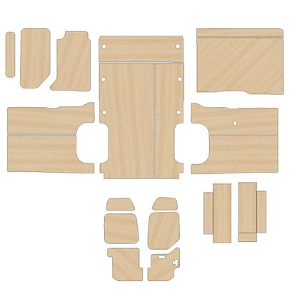 Nissan NV400/Interstar 2010-2024 - Full Ply Lining Kit