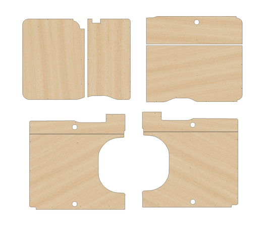 Peugeot Boxer 2006-Present MWB L2 Any Height - Side Panels Ply Lining Kit