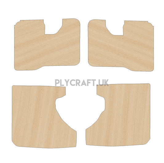 Peugeot Expert 2006-2016 LWB - Side Panels Ply Lining Kit
