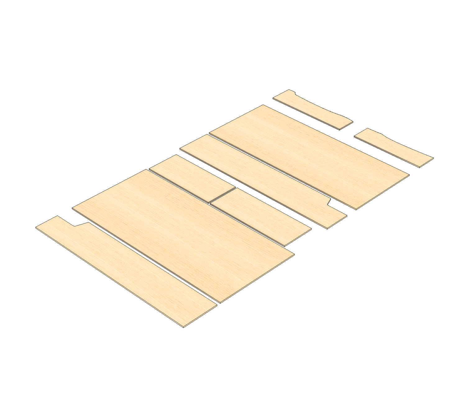 Peugeot Expert 2006-2016  SWB - Wheel Boxes Ply Lining Kit