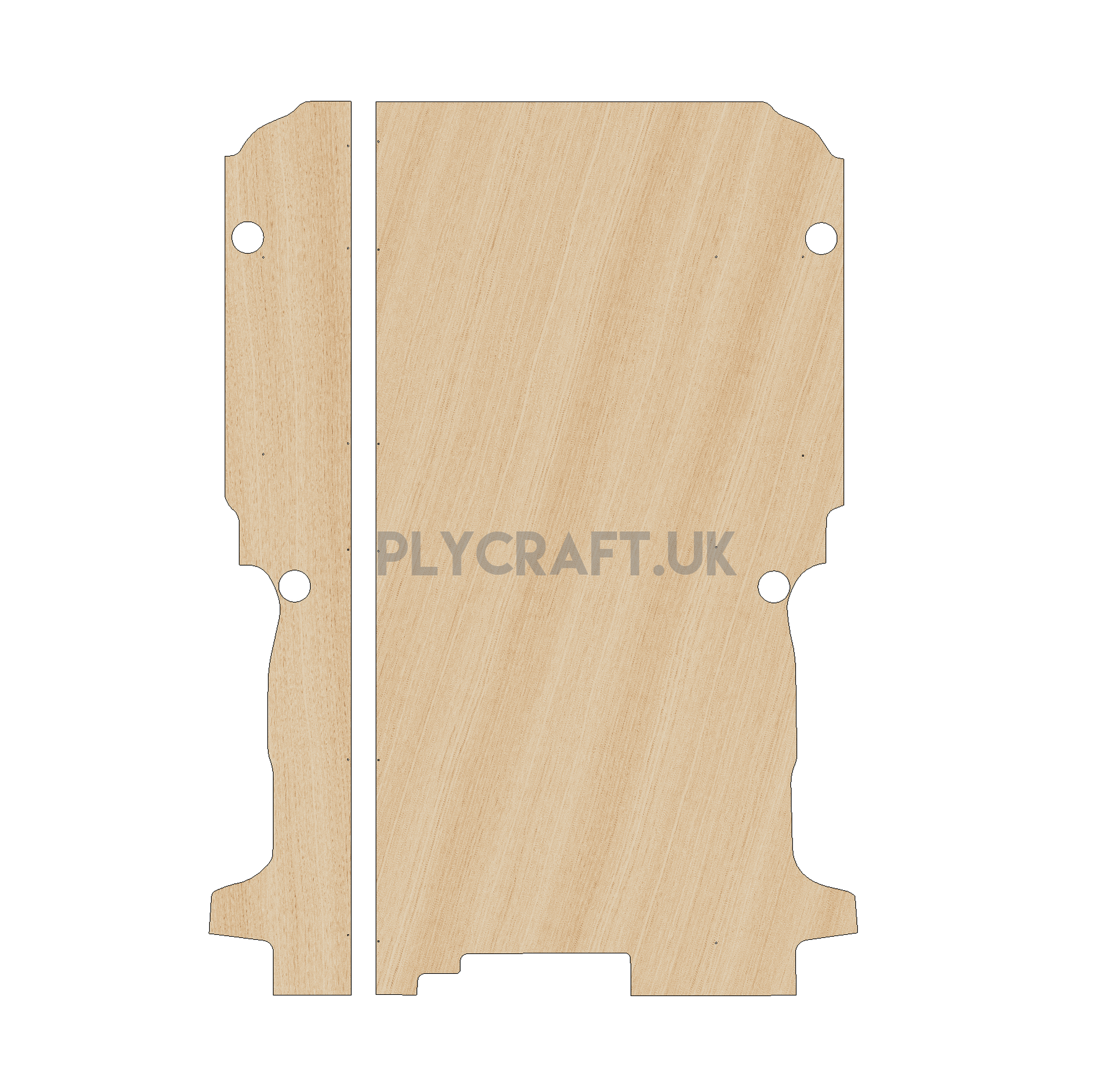 Peugeot Expert 2007-2016 SWB - Floor Ply Lining Kit