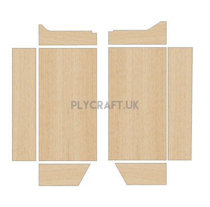 Peugeot Expert 2016-Present LWB - Wheel Boxes Ply Lining Kit