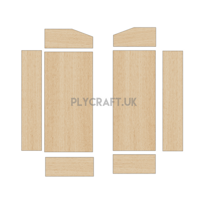 Peugeot Expert 2016-Present LWB - Wheel Boxes Ply Lining Kit