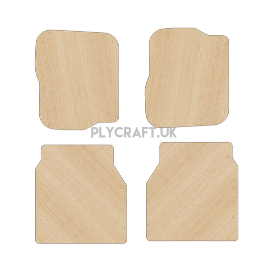 Peugeot Expert 2016-Present MWB L2 - Rear Door Panels Ply Lining Kit