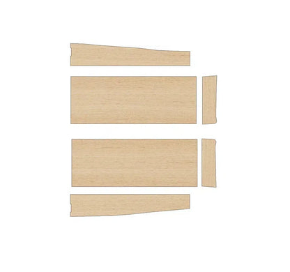 Peugeot Expert 2016-Present MWB - Wheel Boxes Ply Lining Kit