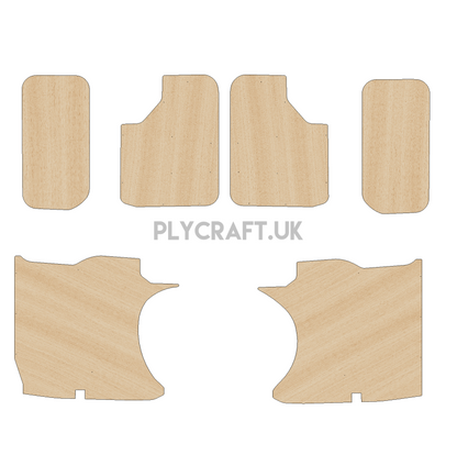 Peugeot Expert 2016-Present SWB Compact - Side Panels Ply Lining Kit