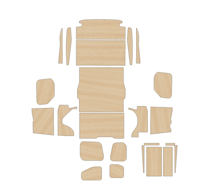 Citroen Berlingo 2008-2018 - Full Ply Lining Kit With Bulkhead