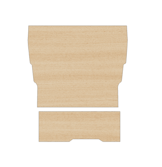Peugeot Partner 2008-2018 SWB No Sliding Door - Floor Ply Lining Kit