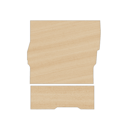 Peugeot Partner 2008-2018 SWB One Sliding Door - Floor Ply Lining Kit
