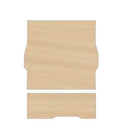 Peugeot Partner 2008-2018 SWB Two Sliding Doors - Floor Ply Lining Kit