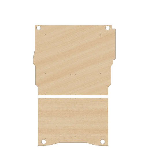 Peugeot Partner 2018 - Present LWB One Sliding Door - Floor Ply Lining Kit