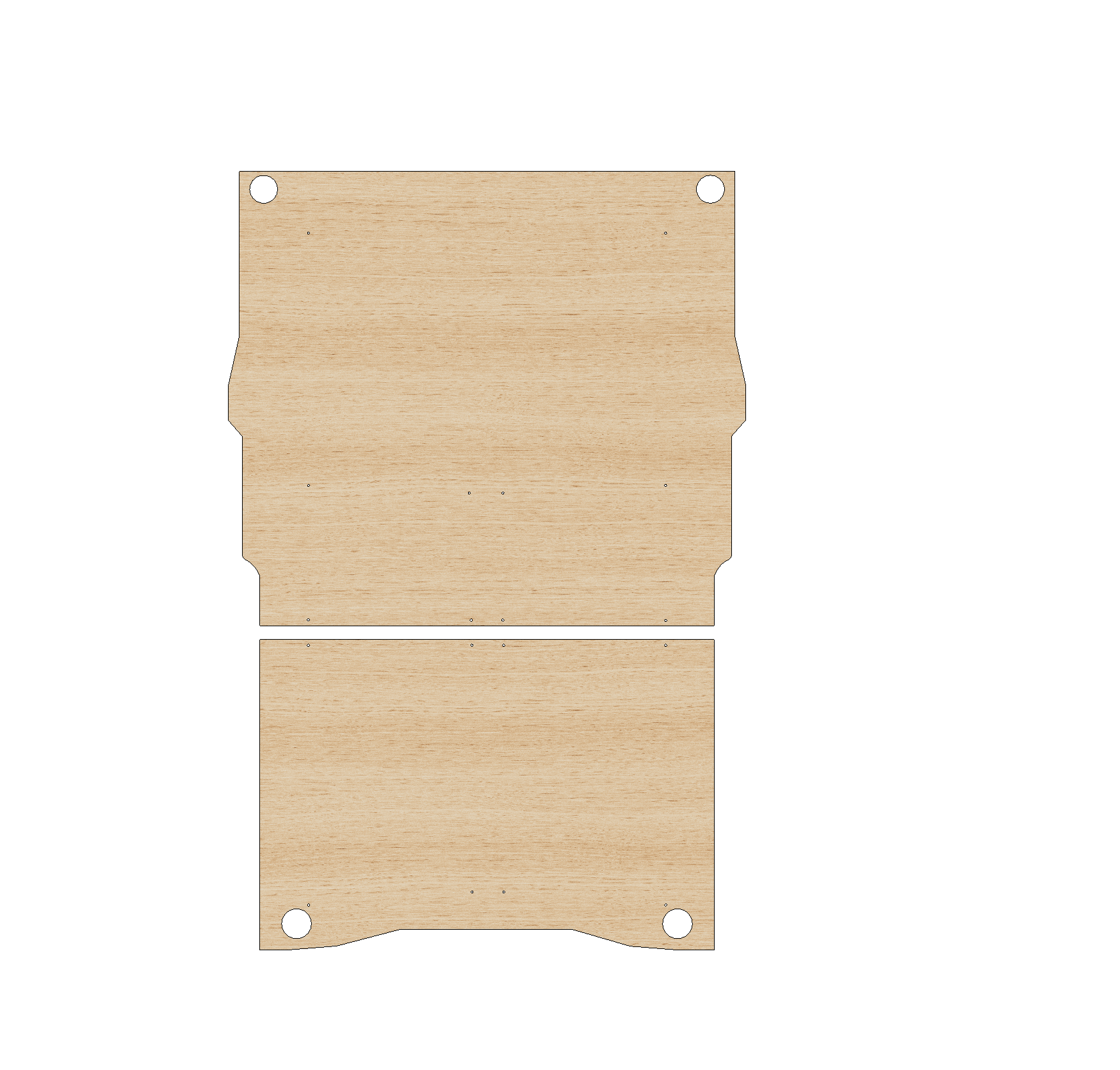 Peugeot Partner 2018 - Present LWB Two Sliding Door - Floor Ply Lining Kit