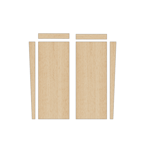 Peugeot Partner 2018 - Present LWB - Wheel Boxes Ply Lining Kit