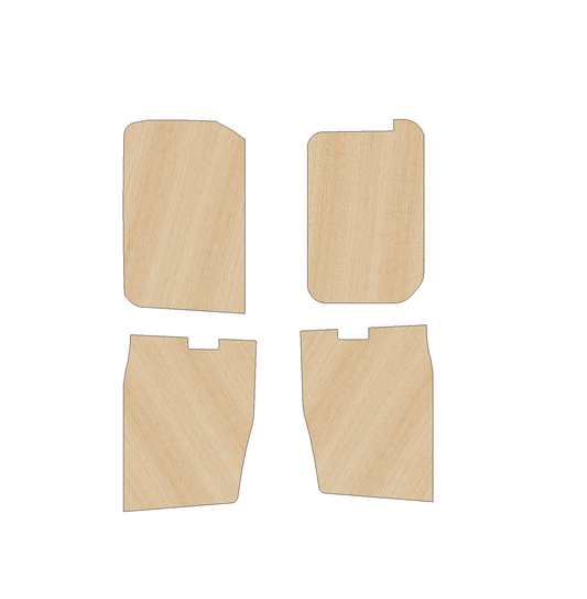 Peugeot Partner 2018 - Present SWB - SidePanels Ply Lining Kit