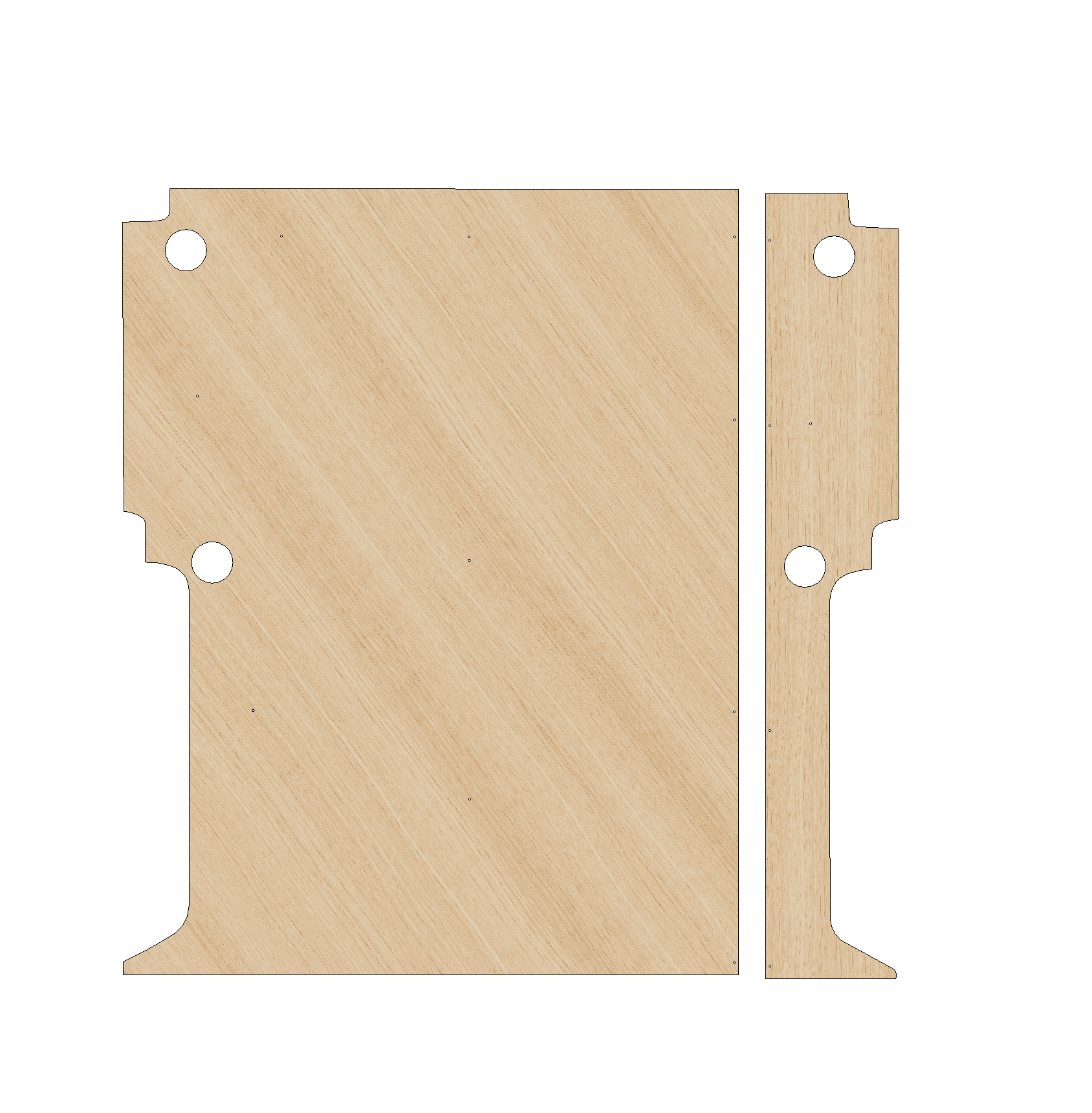 Renault Kangoo 2007-2020 Express - Floor Ply Lining Kit
