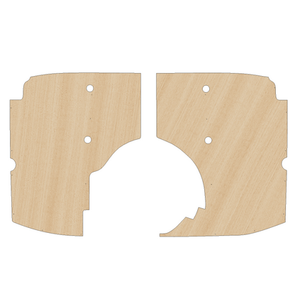 Renault Kangoo 2007-2020 Express No Sliding Door - Side Panels Ply Lining Kit