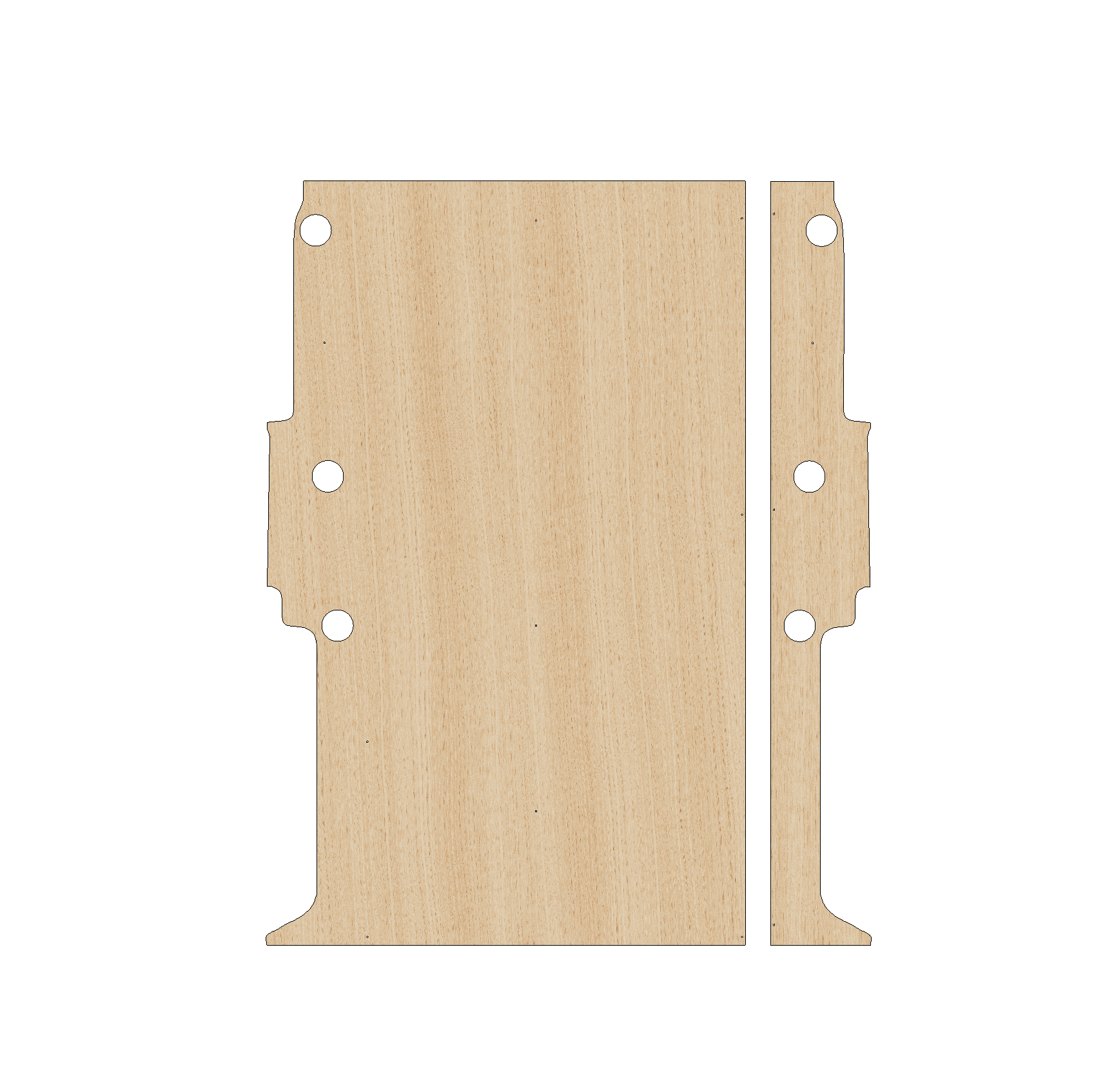 Renault Kangoo 2007-2020 MAXI - Floor Ply Lining Kit