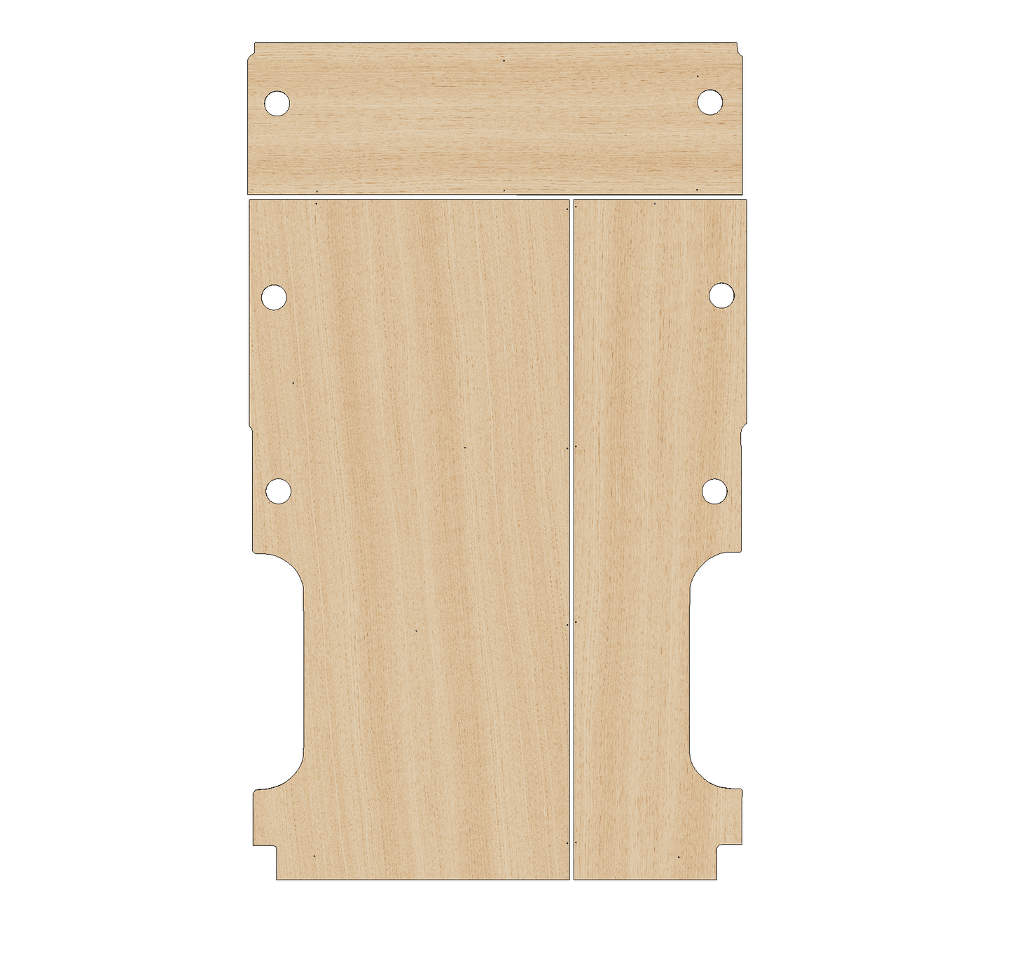 Renault Master 2010-2024 MWB L2 - Floor Ply Lining Kit