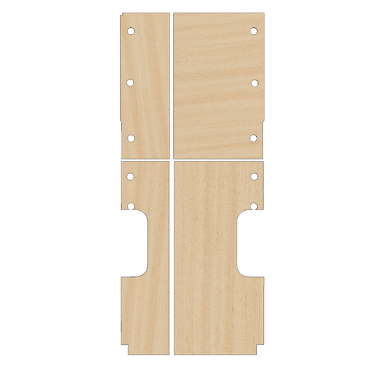 Renault Master 2010-2024 XLWB L4 double wheel - Floor Ply Lining Kit