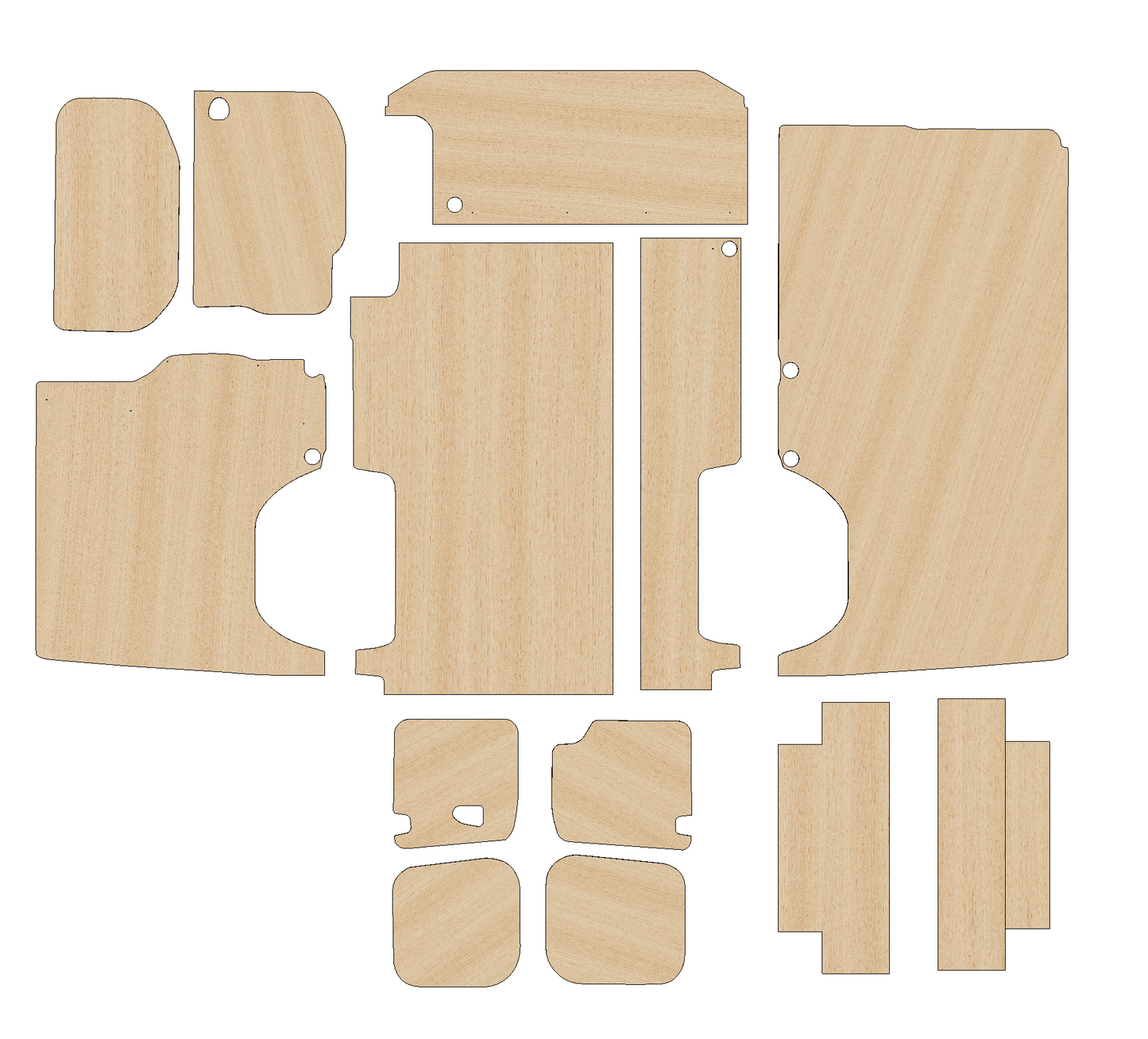 Renault Traffic 2002-2014 - Full Ply Lining Kit