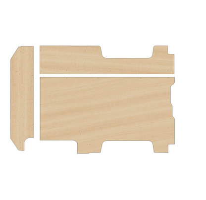 Renault Traffic 2002-2014 SWB - Floor Ply Lining Kit