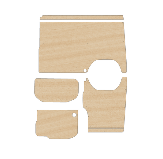 Renault Traffic 2002-2014 SWB - Side Panels Ply Lining Kit