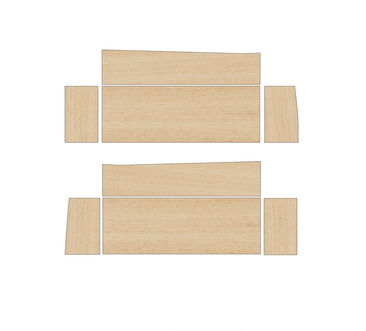 Renault Traffic 2002-2014 SWB - Wheel Boxes Ply Lining Kit