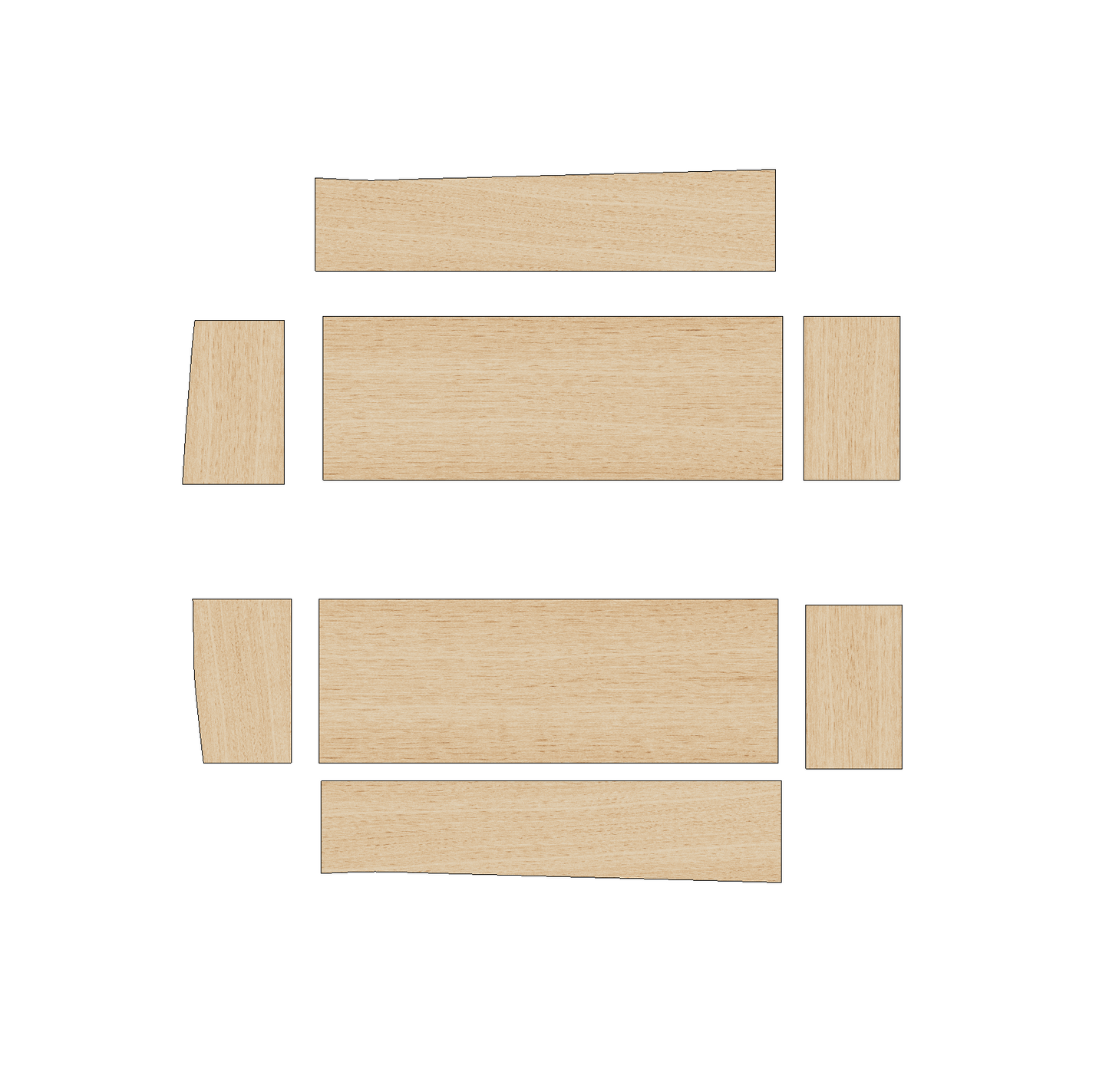 Renault Traffic 2014-Present SWB - Wheel Boxes Ply Lining Kit