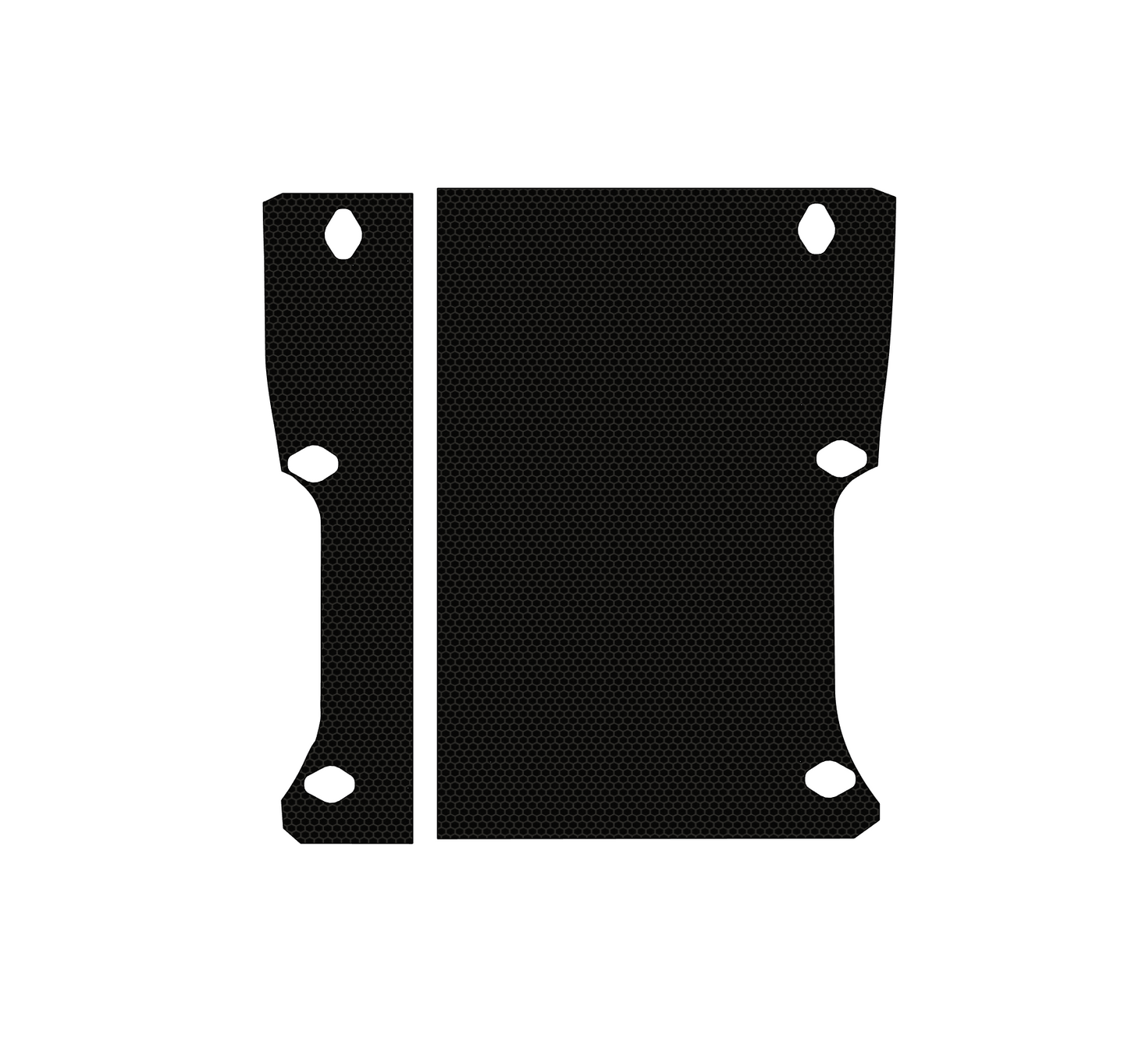 Ford Transit Connect 2002-2013 | SWB | No Sliding Door | Birch Phenolic Hexagrip Faced Flooring