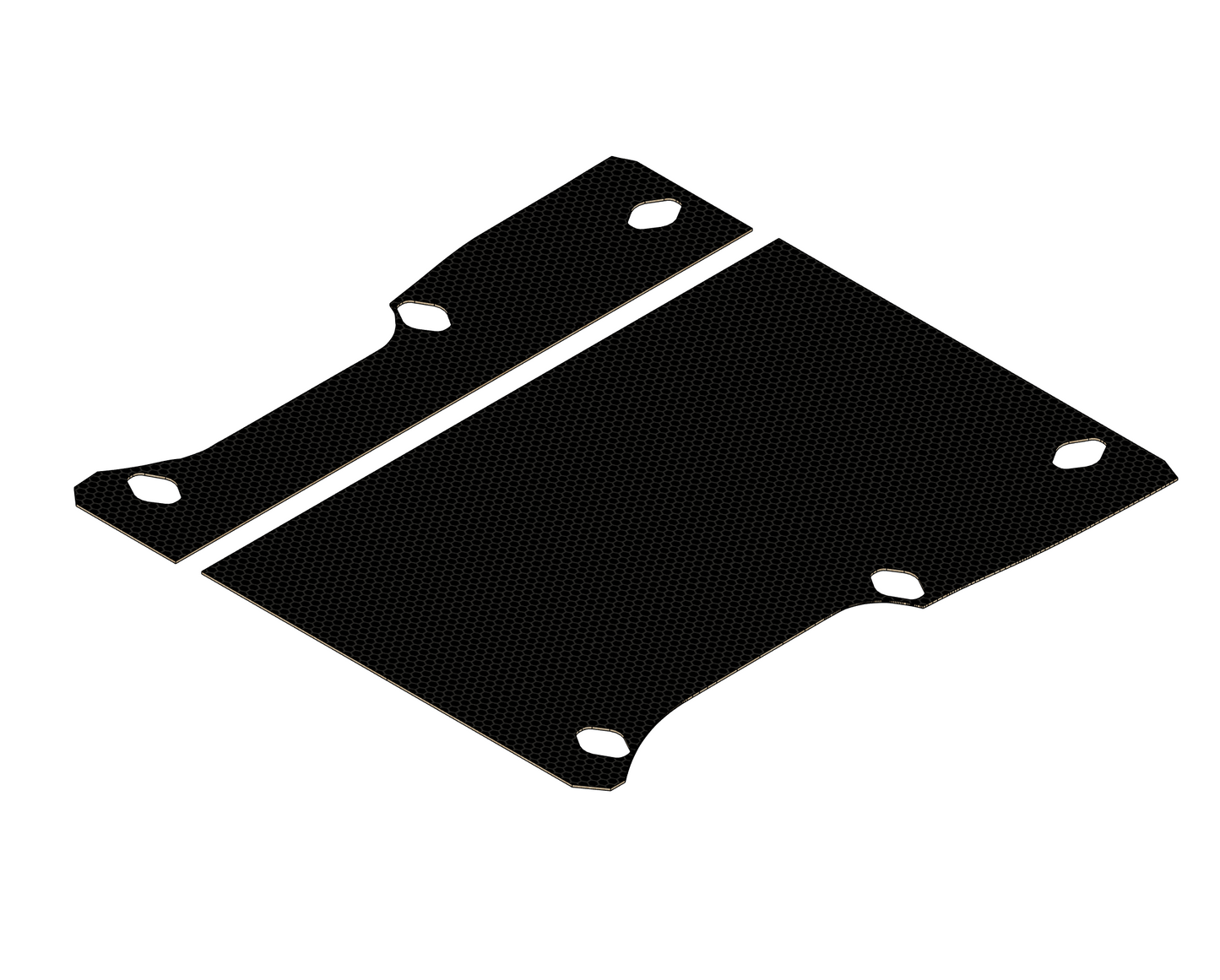 Ford Transit Connect 2002-2013 | SWB | No Sliding Door | Birch Phenolic Hexagrip Faced Flooring