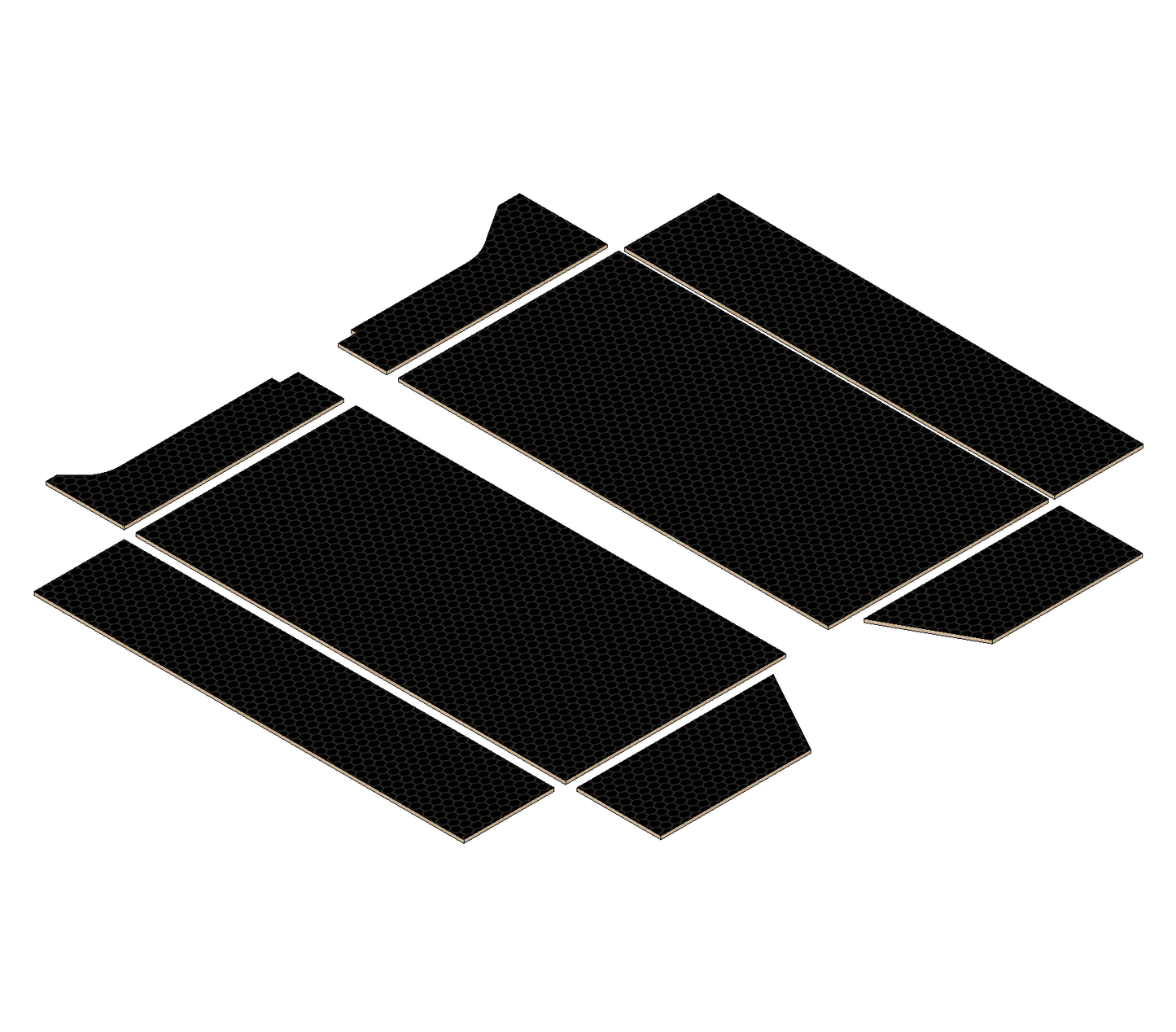 Citroen Dispatch 2016-Present | LWB | Birch Phenolic Hexgrip Wheel Boxes