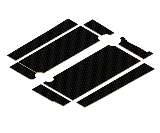 Ford Transit Connect 2002-2013 | SWB One Sliding Door | Birch Phenolic Hexgrip Wheel Boxes