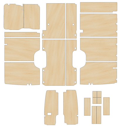 Volkswagen Crafter 2006-17 - Full Ply Lining Kit