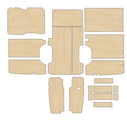 Volkswagen Crafter 2006-17 - Full Ply Lining Kit