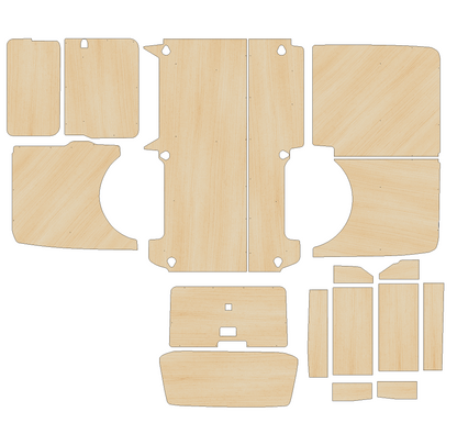 Volkswagen Transporter T5-T6 2003-2025 - Full Ply Lining Kit