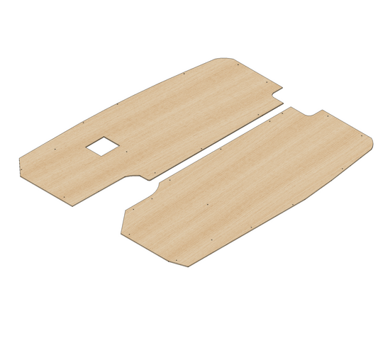 Mercedes Sprinter 2018-Present H1 and H2 - Rear Door Panels Ply Lining Kit