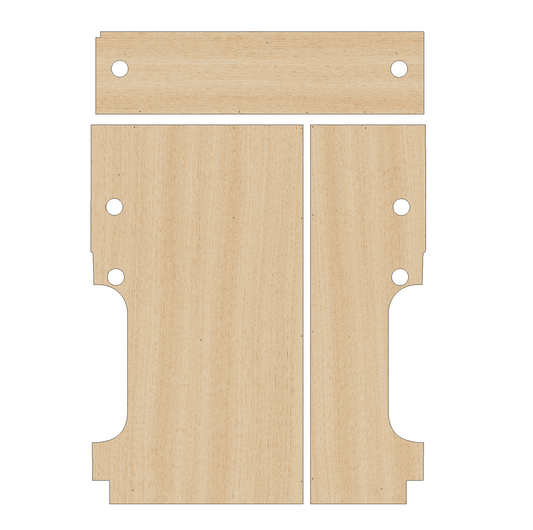 Renault Master 2010-2024 SWB L1  - Floor Ply Lining Kit