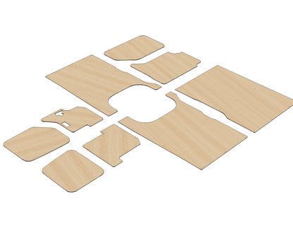 Nissan NV400/Interstar 2010-2024 SWB L1 - Side Panels Ply Lining Kit