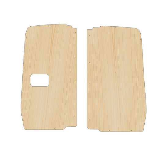 Mercedes Vito 2014 - Present - Rear Door Panels Ply Lining Kit