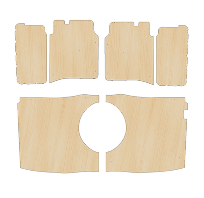 Mercedes Vito 2014 - Present L3 X-Long (LWB) - Side Panels Ply Lining Kit