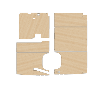 Maxus (Weststar, LDV) V80 2011-Present LWB - Side Panels Ply Lining Kit