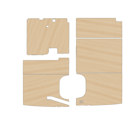 Maxus (Weststar, LDV) V80 2011-Present LWB - Side Panels Ply Lining Kit